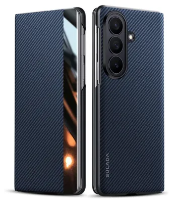 Produktbild von SULADA Handyhülle Smart View für Samsung Galaxy Z Fold8 Ultra Magnetisch Carbon