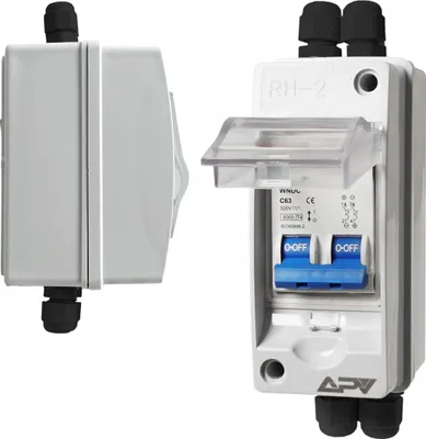 Produktbild von DC Trennschalter Solar PV Sicherungsautomat Leistungsschalter 2 Polig 63A