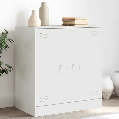 Obrázek produktu pro vidaXL Příborník bílý 67x39x73 cm ocelový