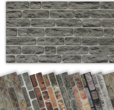 Produktbild von HEXIM Wandverkleidung in Steinoptik EPS Styropor Paneele - 1000x500 mm 3D Paneele Wärmedämmung (0,5m² WP1013) Akustik Wandpaneel Wandplatte