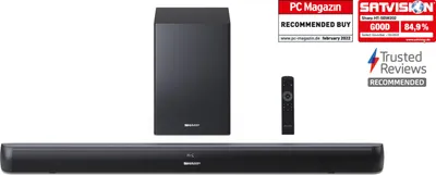 Image de SHARP HTSB110 Barre de son 2.0 90W (USB, Bluetooth, HDMI, optique, entrée AUX (3,5mm), noir