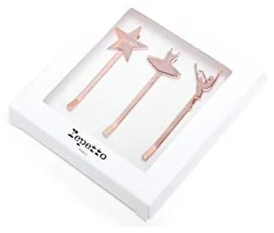 Immagine prodotto di REPETTO A0126, set di mollette per capelli color oro rosa, taglia unica