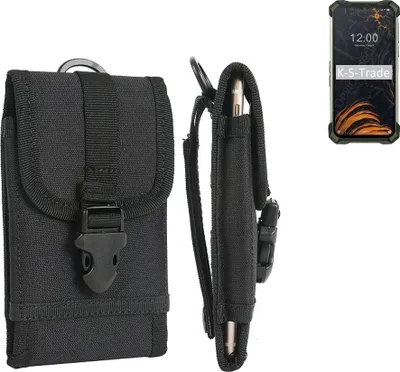 Produktbild von K-S-Trade Holster Handy Hülle kompatibel mit Doogee S86 Holster Handytasche Gürtel Tasche Schutz Hülle Robust Outdoor schwarz