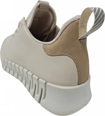 Produktbild von Ecco Gruvv W Sneaker Lea sportlicher Schnürer Beige