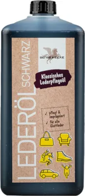 Obrázok produktu pre B & E Lederöl - schwarz - 1000 ml
