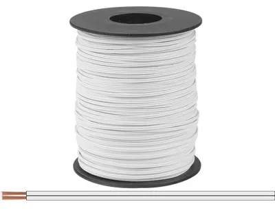 Immagine prodotto di Cavo gemello 0,08 mm² / 100 m bianco-bianco