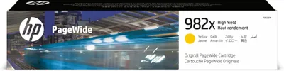 Produktbild von HP 982X Gelb Original PageWide-Patrone mit hoher Reichweite