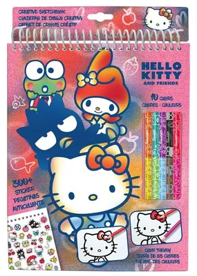 Productafbeelding van KIDS EUROSWAN Hello Kitty - Set met stiften en stickers, model HK50144