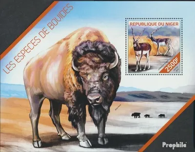 Produktbild von Briefmarken Niger 2014 Mi Block305 (kompl.Ausg.) postfrisch Hornträger