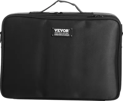 Produktbild von VEVOR Kosmetikkoffer mit 3 Schichten Stauraum Make Up Tasche aus Oxford-Stoffmaterial wasserdicht und verschleißfest Schminkkoffer Schminktasche Kosmetikbeutel Make-up-Organizer 460x300x125mm