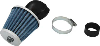 Produktbild von Luftfilter TNT weiß gewinkelt 90 ° Anschluss 28/35 mm für Piaggio Typhoon 50