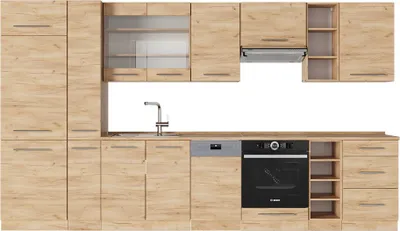 Immagine prodotto di Cucina componibile Vicco Fame-Line Quercia dorata 355 cm , PL Rovere, Model 56935
