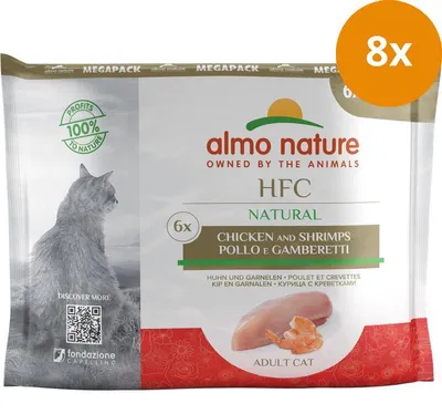 Produktbild von Almo Nature 5852, Adult, jede Rasse, Huhn, Garnele, 330 g, Ohne künstliche Farbstoffe