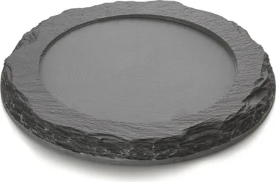 Produktbild von Naturschieferplatte SLATE LINE, Ø 25 cm, Naturschiefer