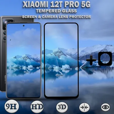 Obrázek produktu pro Ochranné tvrzené sklo na displej a čočku Xiaomi 12T Pro 5G 9H