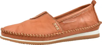 Produktbild von Andrea Conti Damen Slipper Mokassin aus sehr weichem Leder 1887801, Größe:37 EU, Farbe:Orange