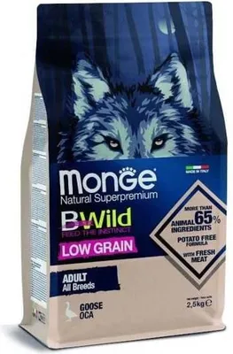 Imagen del producto de Monge BWild Adult Ganso, 2,5 kg
