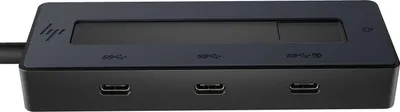 Produktbild von HP Universal USB-C Multiport-Hub, USB Typ-C, USB Typ-C, 10000 Mbit/s, 3840 x 2160, Schwarz, 65 W