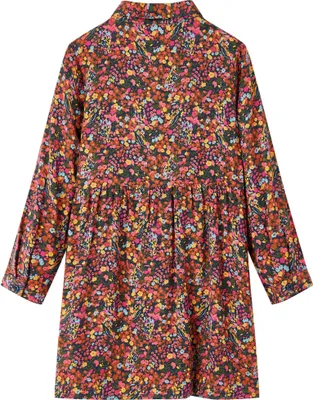 Image de vidaXL Robe à manches longues pour enfants Multicolore 104