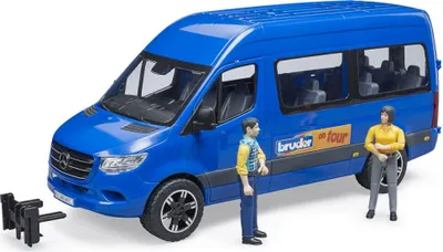 Image de Bruder Mercedes-Benz Sprinter minibus avec chauffeur et passager