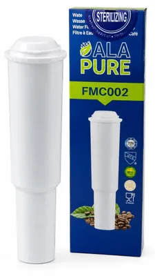 Produktbild von Wasserfilter FMC002 für Kaffeemaschinen, Kalkschutz, Verstopfungsschutz, kompatibel mit Jura Impressa, Nespresso