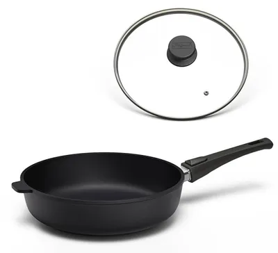 Produktbild von Hoffmann STONIQ Hochrandpfanne Ø 28 cm IQ-SHIELD mit Deckel