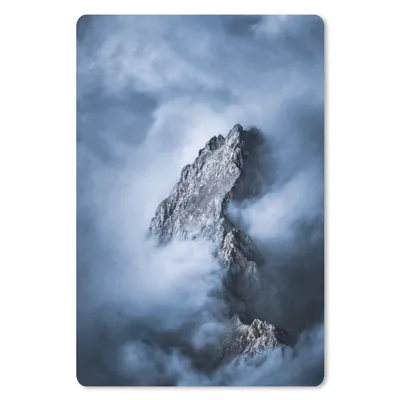 Produktbild von MuchoWow® Mauspad Mousepad Alpen - Felsen - Wolken 40x60 cm - Mousepads - Maus Mat - Pad - Mausunterlage - Schreibtisch Accesoire