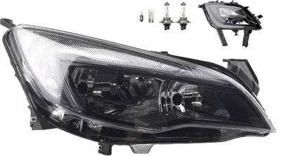 Obrázok produktu pre Predné svetlomety vhodné pre Opel Astra J, výroba 12/09 - 08/12, typ žiaroviek H7 H7, s funkciami: diaľkové svetlá, stretávacie svetlá, hmlovky. Katalógové čísla: 1216220, 13297723, 1226119, 13293623. Johns