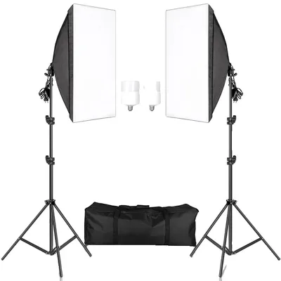 Obrázek produktu pro Fotografické osvětlovací soupravy, osvětlení softbox, profesionální osvětlovací systém, 20W LED lampy