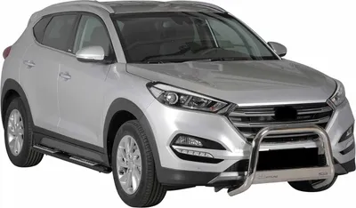 Zdjęcie produktu dla Listwy progowe ze stali nierdzewnej do Hyundai Tucson 2015-2018 czarne