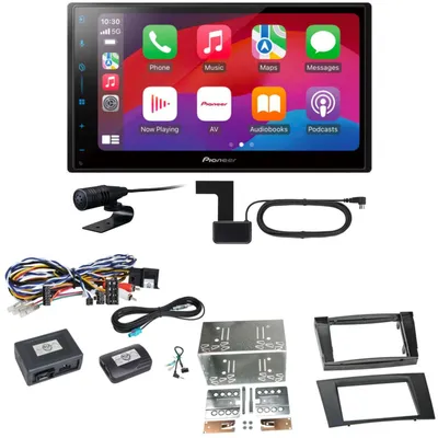 Produktbild von Pioneer SPH-DA77DAB CarPlay Android Auto Einbauset für Mercedes W211 CLS W219
