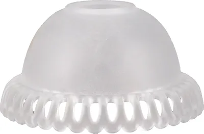Image de Verre de lampe satiné Ø 145mm Verre de rechange Abat-jour Verre de lampe