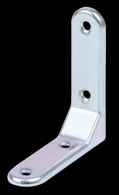 Produktbild von Alberts® Zierwinkel geprägt galvanisch verzinkt dickschichtpassiviert  75x75x20 mm