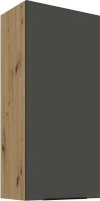 Produktbild von LUNARA Küchenoberschrank – Breite 50 cm, Graphit/Eiche (Artisan)