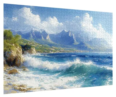 Obrázek produktu pro Puzzle s krajinou, 6000 dílků, pro dospělé