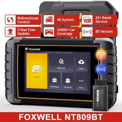 Image de Scanner OBD2 - Outil de diagnostic automobile - Lecteur de codes d'erreur - Appareil de diagnostic - Scanner pour voiture - Sans fil, Bluetooth