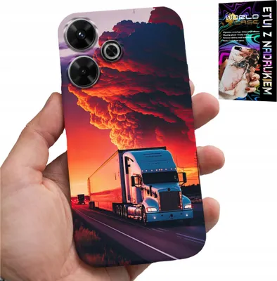 Zdjęcie produktu dla Etui Do Xiaomi Redmi 13 4G - Tir Ciężarówka Case + Szkło Hartowane