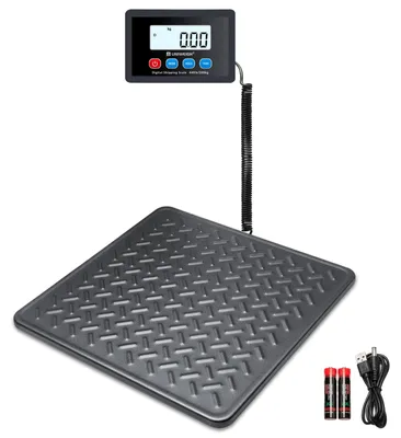 Zdjęcie produktu dla Waga cyfrowa paczkowa - 200 kg - Dokładność 10 g - Podświetlany wyświetlacz LCD - Funkcja hold i tara