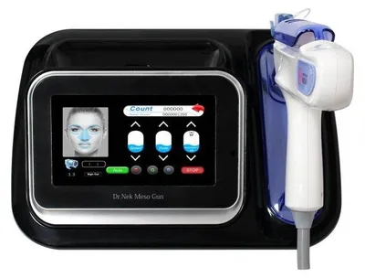 Produktbild von Meso Gun Mesotherapie-Gerät mit transdermaler Mesochip-Penetration, Radiofrequenz für schmerzlose Serum-Injektion