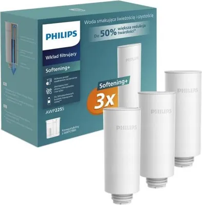 Obrázek produktu pro Filtrační patrona PHILIPS Softening+ AWP225S/58, 3 ks, bílá