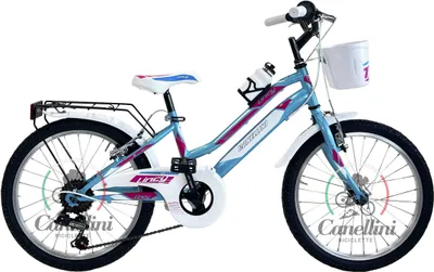 Produktbild von Kinderfahrrad MTB Canellini LINCY 20" - Hellblau/Fuchsia