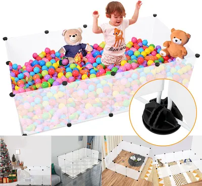 Zdjęcie produktu dla Yakimz klatka dla małych zwierząt na zewnątrz DIY dla małych zwierząt chomiki króliki 12 sztuk 35x45 cm