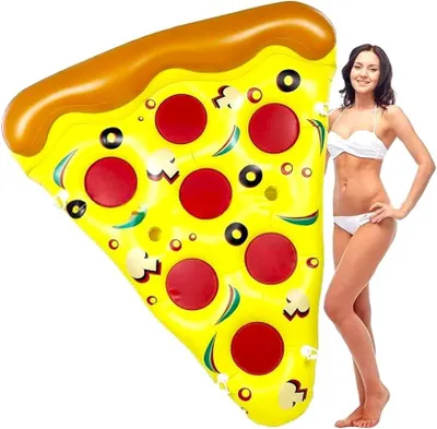 Obrázok produktu pre Obrovský nafukovací plávajúci "pizza" pre bazén alebo pláž