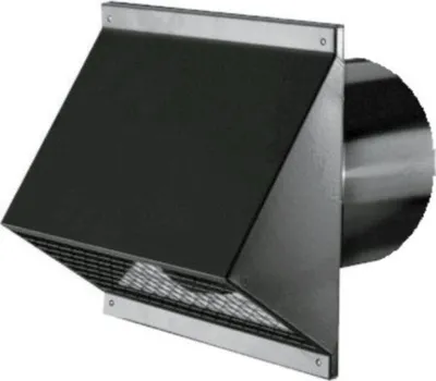 Produktbild von Wolf Wandhaube DN180 Farbe: schwarz, für CWL
