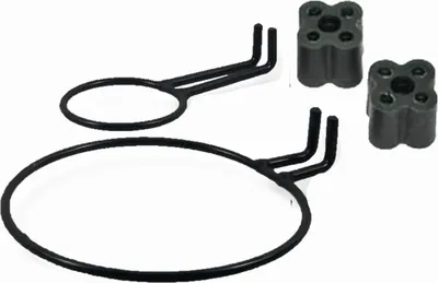 Image de Siena Garden 139-4900 T&T Set de supports pour vases funéraires, noir