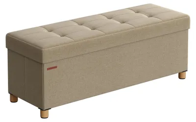 Produktbild von SONGMICS Sitzhocker mit Stauraum, 38 x 110 x 40 cm, bis 300 kg belastbar
