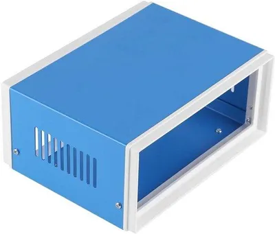 Image de Boîtier électronique DIY bleu 170 × 130 × 80 mm