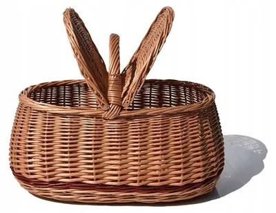 Produktbild von Sklep Wiklinowy Ovaler Weiden-Picknickkorb für Einkäufe