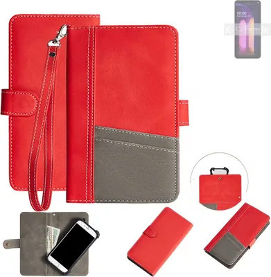 Produktbild von K-S-Trade Handy Schutzhülle für LG Electronics V60 ThinQ Hülle Portemonnee Brieftasche Klapphülle Kartenfächer Flip Wallet Case Etui