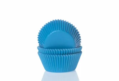 Produktbild von Mini-Muffinförmchen BLAU 60St